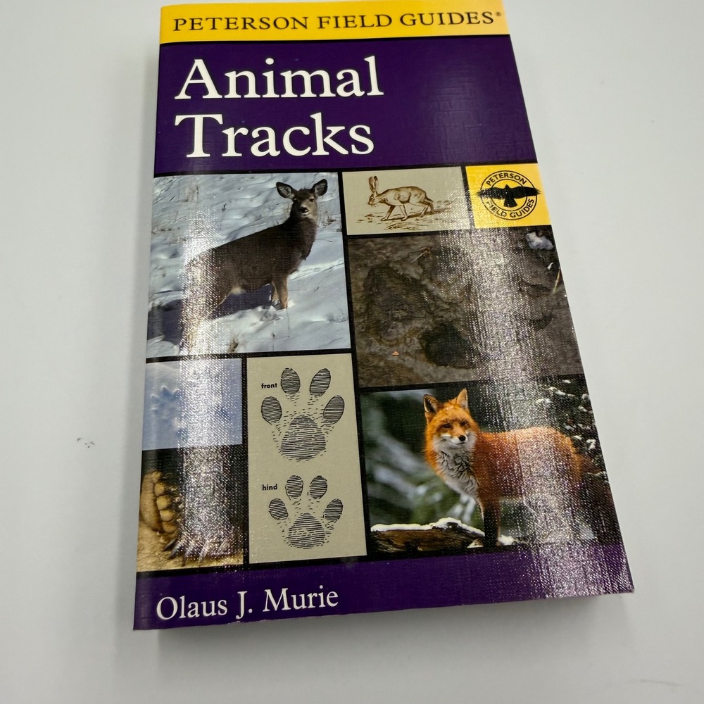 Peterson Field Guide Animal Tracks Olaus J Murie 2nd Edition Paperback
